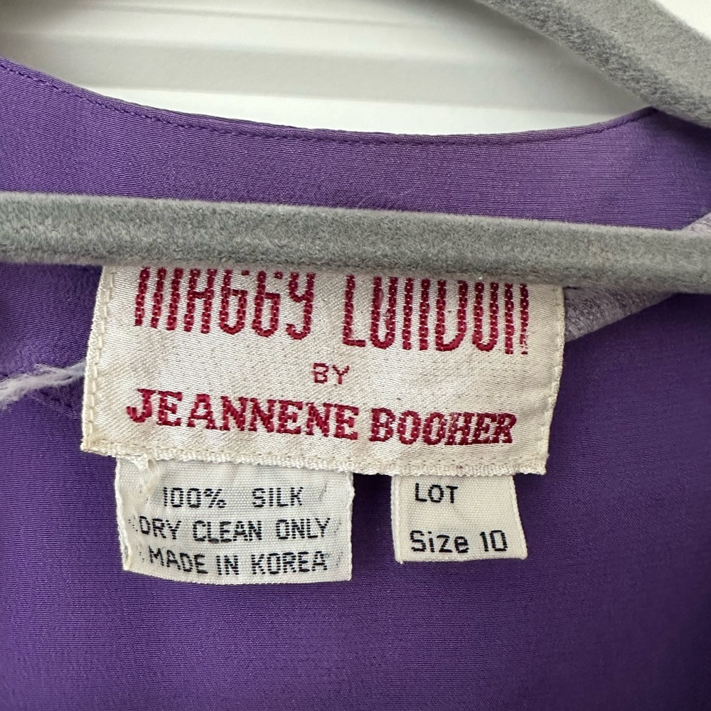 Vintage 100% silk Maggy London by Jeannene Booher - Picture 3 of 4